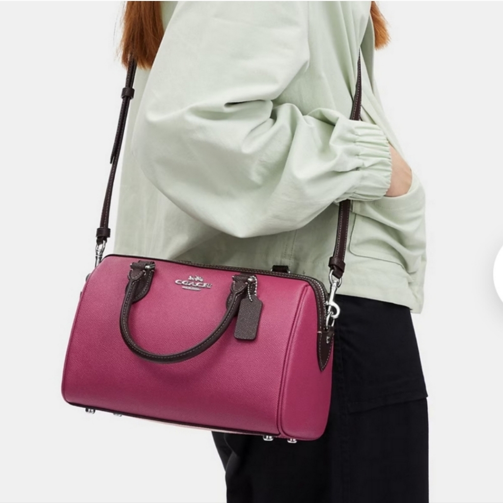 New! Rowan Satchel In Raspberry Pink (Last One!)